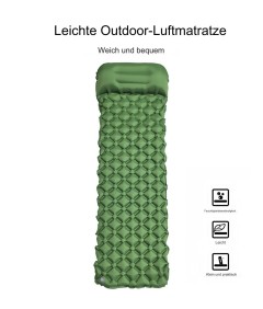 Foot-operated TPU Self Inflatable Air Camping Sleeping Pad