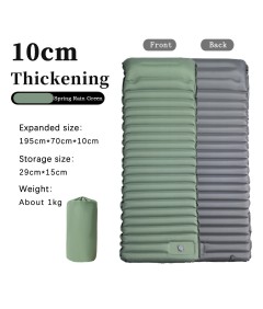 Automatic Inflatable TPU Sleeping Pad Outdoor Camping Traveling Moisture-proof Ultralight Air Mat Tent Portable Air Mattress