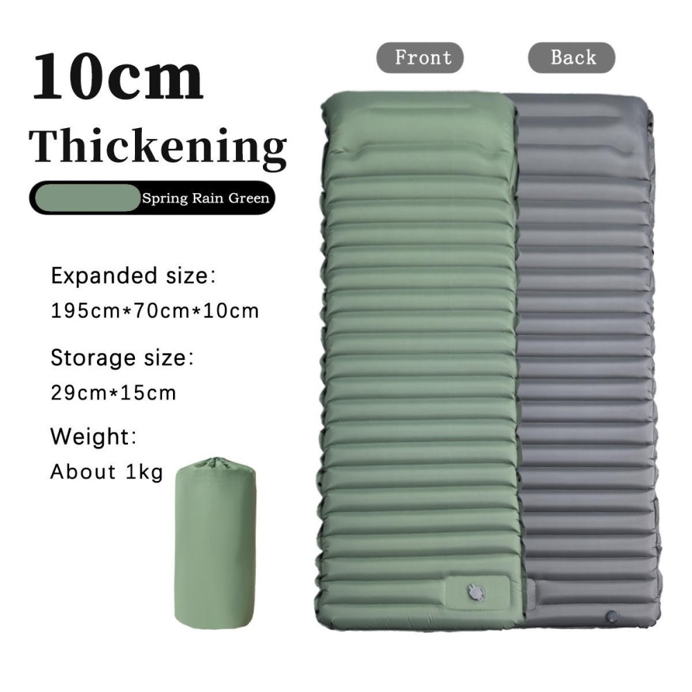 Automatic Inflatable TPU Sleeping Pad Outdoor Camping Traveling Moisture-proof Ultralight Air Mat Tent Portable Air Mattress