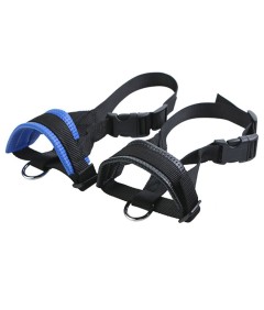 Adjustable Loop Nylon Fabric Dog Muzzle Anti-Biting Anti-Barking Anti-Chewing for Puppy to Medium Large Dog Training