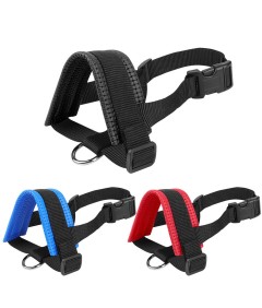 Adjustable Loop Nylon Fabric Dog Muzzle Anti-Biting Anti-Barking Anti-Chewing for Puppy to Medium Large Dog Training