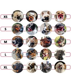 Adjustable Loop Mesh Fabric Dog Muzzle Anti-Biting Anti-Barking Anti-Chewing for Puppy to Medium Large Dog Training