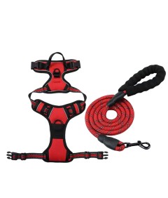 Night Reflective No-Pull Dog Harness with Handle and Slip Leads for Puppy to Medium Large Dog Training