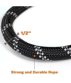 Night Reflective Slip Leads for Dogs 1.2-3 Meter Dog Leash with Padded Handle Strong Rope No Pull Pet Training Leash