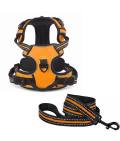 Night Reflective No-Pull Dog Harness with Handle and Slip Leads for Puppy to Medium Large Dog Training