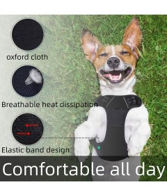 Night Reflective No-Pull Dog Harness with Handle and Slip Leads for Puppy to Medium Large Dog Training