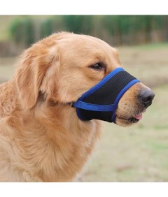 Soft Head Collar Adjustable Breathable Safety Dog Muzzles Anti-Biting Anti-Barking Anti-Chewing for Puppy to Medium Large Dog