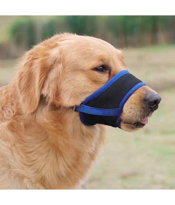 Soft Head Collar Adjustable Breathable Safety Dog Muzzles Anti-Biting Anti-Barking Anti-Chewing for Puppy to Medium Large Dog