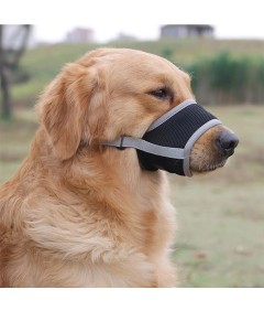 Soft Head Collar Adjustable Breathable Safety Dog Muzzles Anti-Biting Anti-Barking Anti-Chewing for Puppy to Medium Large Dog