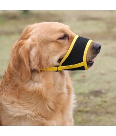 Soft Head Collar Adjustable Breathable Safety Dog Muzzles Anti-Biting Anti-Barking Anti-Chewing for Puppy to Medium Large Dog