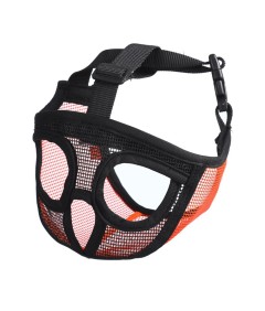 Adjustable Short Snout Breathable Mesh Dog Muzzle for British French Bulldog Shih Tzu Pug to Prevent Biting Barking Chewing