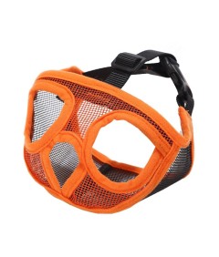 Adjustable Short Snout Breathable Mesh Dog Muzzle for British French Bulldog Shih Tzu Pug to Prevent Biting Barking Chewing