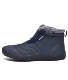 Große Herren Schneestiefel mit Rutschfester Gummisohle Baumwolle Stiefel