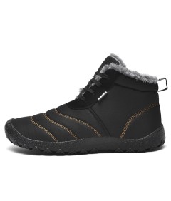 Große Herren Schneestiefel mit Rutschfester Gummisohle Baumwolle Stiefel