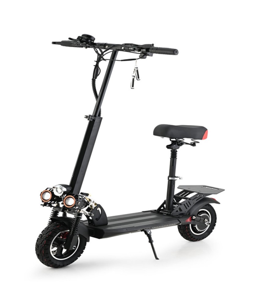 Max Loading 200KG 25 MPH Folding Adult Off-road Electric Scooter 800 Watts Motor 36 to 48 Volts Lithium Battery 10 Inch Wheel