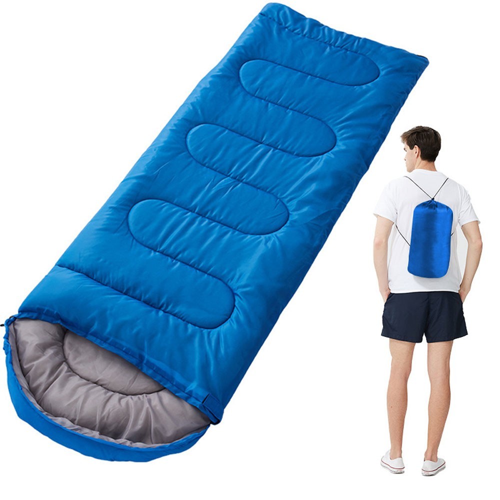 210cm x 75cm 4 Seasons Cotton Sleeping Bag for Camping Hiking