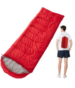 210cm x 75cm 4 Jahreszeiten Baumwoll Schlafsack für Camping Wandern