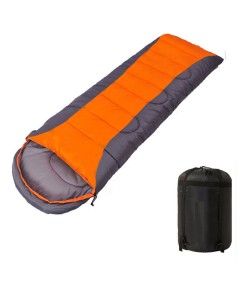 210cm x 75cm 4 Seasons Splice Color Cotton Sleeping Bag for Camping Hiking