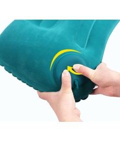 32cm x 49cm Ultralight Press Self-Inflatable Camping Pillow for Outdoor Adventure Hiking Backpacking and Bikepacking