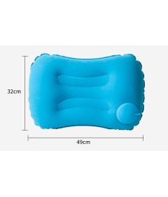 220cm x 75cm 4 Seasons Cotton Sleeping Bag and 32cm x 49cm Ultralight Press Self Inflatable Camping Hiking Pillow Bundle