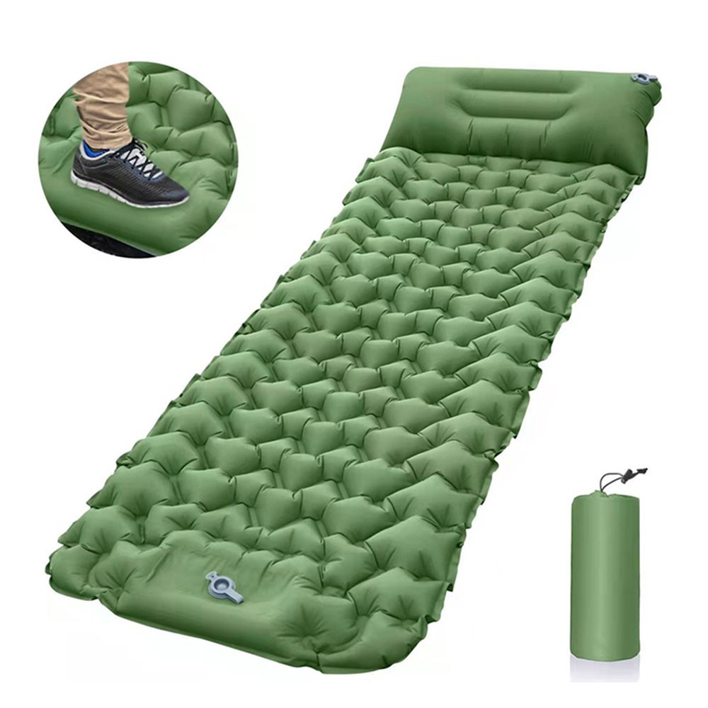 Plus Size Foot-operated TPU Self Inflatable Air Camping Sleeping Pad