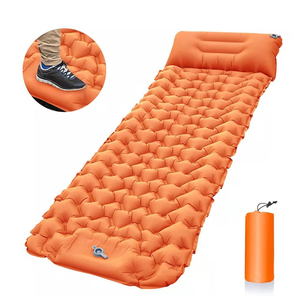 Plus Size Foot-operated TPU Self Inflatable Air Camping Sleeping Pad