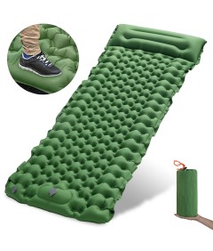 Foot-operated TPU Thickening Splicable Self Inflatable Air Camping Sleeping Pad