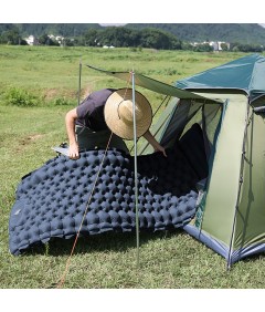 Foot-operated TPU Thickening Splicable Self Inflatable Air Camping Sleeping Pad