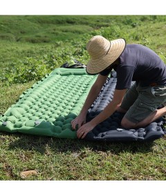 Ultraleicht Plus Größe Fußbetätigt TPU Verdickung Spleißbar Wasserdicht Selbstaufblasbar Camping Isomatte