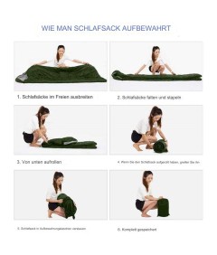 210cm x 75cm 4 Jahreszeiten Baumwolle Schlafsack und 190cm x 60cm Fußbetätigt TPU Selbstaufblasbar Luft Isomatte Bündeln